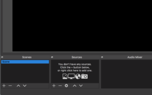 screenshot of new scene